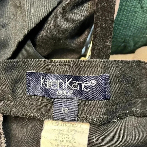 KAREN KANE GOLF shorts size 12 black - Picture 3 of 3